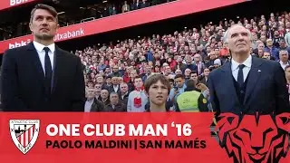 🏆 Paolo Maldini - One Club Man Award 2016 I San Mames