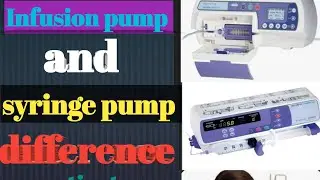 Infusion pump and syringe pump अंतर in hospital?#treading #viral #nursing #hospital #syringe#nurse 🥰