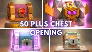 50 Chest Opening in COC😈#clashofclans #cocmoments #coc 