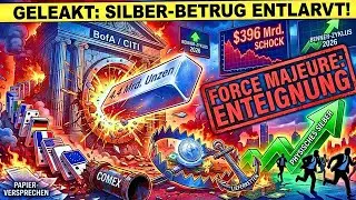 GELEAKT: 4,4 Mrd. Unzen Silber fehlen | $396 Mrd. Banken-Schock