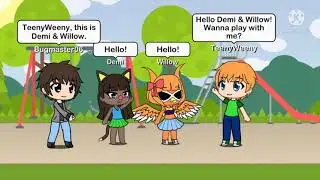 Bugmaster06 introduces TeenyWeeny to Demi and Willow (For Bugmaster06 & TeenyWeeny)