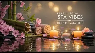 Peaceful Spa Vibes  Calming Water & Candlelight for Deep Relaxation