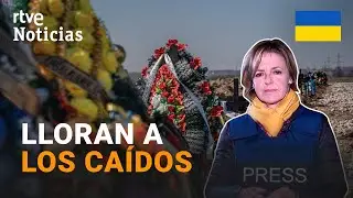 GUERRA UCRANIA: Acompañamos al CEMENTERIO de DNIPRO a quienes han PERDIDO a sus FAMILIARES | RTVE