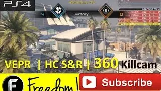 Ghosts | PS4 | Owning S&R with Vepr + 360 Killcam on Bayview