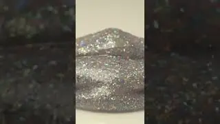 Stretching Glitter Slime | Macro ASMR Texture Sounds #shorts  #asmr #experiment #stretching