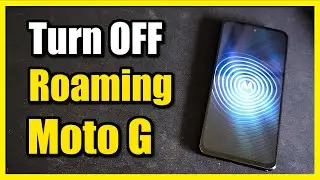 How to TURN OFF Data Roaming on your Moto G Stylus Phone (Android 13 Tutorial)