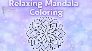 Relaxing Pink Mandala Coloring 🌸✨ | Calm & Mindful Art #coloring #mandala #satisfying 