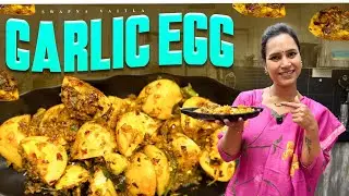 GARLIC EGGS | 5-Minute GARLIC EGG Magic- so simple so good | @swapnavaitla 