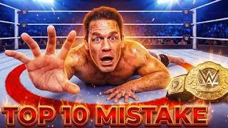 10 САМЫХ БОЛЬШИХ ОШИБОК, КОТОРЫЕ WWE ДОПУСТИЛА В СВЯЗИ С ПРОЩАЛЬНЫМ ТУРОМ ДЖОНА СИНЫ! 😱 Вы будете...