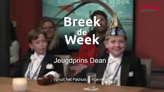 RMNTV   Jeugdprins Dean I van D’n Uul met adjudanten Ada en Mees    Breek de Week    17 01 2024