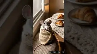 Rat drinking tea in winter ❄️#baby #rat #mouse #drink #tea #seerat #ratty #trasharoo #ratrace