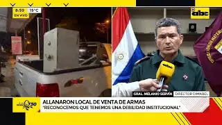 Tr&aacute;fico de armas: Dimabel sospecha financiamiento de grupos criminales