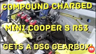 R53 Mini Cooper S Compound Charged Track Car - DSG Gearbox fitting - New Paint Job!