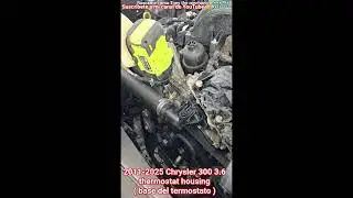 2015 Chrysler 300 thermostat housing #termostato #thermostat #overheating #calentamiento #automobile