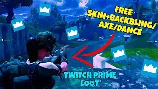 FREE TWITCH PRIME PACK 2 | Fortnite Free Character, Dance, HarvestingTool & Backbling Showcase!!!