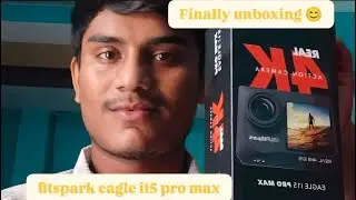 Finally! Unboxing fitspark eagle i15 pro max😊 my first camera #volg #rider 