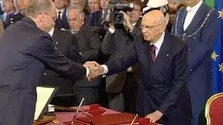 Italy's new cabinet sworn in