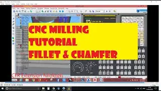 How To Make Cnc Programming with fillet and chamfer !! Basic Cnc Program In Hindi (part -5)