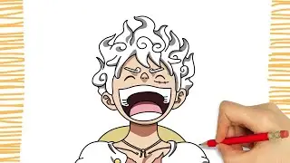 How to Draw LUFFY GEAR 5 I ONE PIECE I Easy