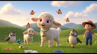 The Happy Lala Lamb | Cute Farm Animal Song for Kids | Nursery Rhymes & Songs for Children