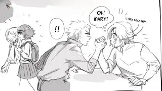 comicdub (@jumpoon) Армрестлинг Данте и Вергилия