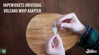 Universal Volcano Whip Water Pipe Adapter - Demo  - VapeWidgets