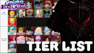 TIER LIST OF THE BEST CHARACTERS FROM THE ANIME LAST STAND