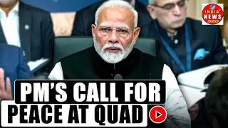 &ldquo;Our message is clear...&rdquo; PM Modi&rsquo;s peace message at QUAD Summit in US