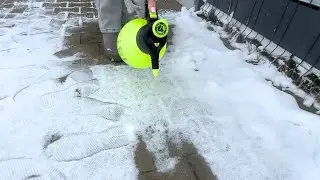 Pour THIS on SNOW and watch it vanish! No more salt or shoveling