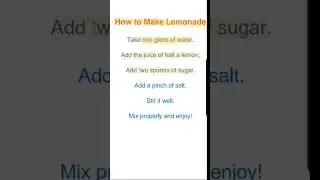 How to make Lemonade | 2nd Std | English Balbharti book Two #studymintome