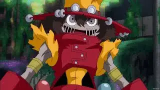 Digimon Xros Wars, but only when FlameWizardmon (FlaWizarmon) speaks (English Sub)