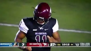 North Carolina Central QB Davius Richard super 42 yard TD run vs. Morgan State