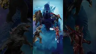 Godzilla x Kong vs MCU #shorts #godzillavkong #godzillacharacter #marvelcinematicuniverse #marvel