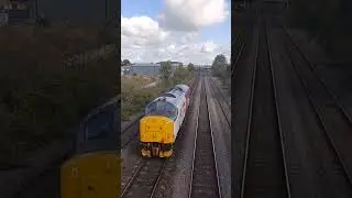 37418 loarm passing Burton working tiesly steam trust to derby RTC
