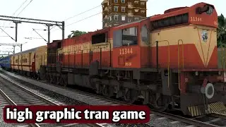 indian heavy duty train simulator gameplay | ICF & WDM3D LOCO sound