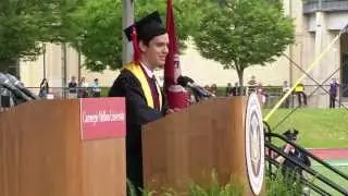 Student Speaker Brian Groudan (DC'12)