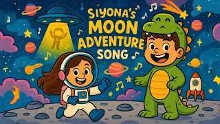 Moon Adventure with Siyona 🌙 | Kids Music Video & Space Song