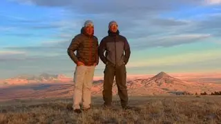 Climbing West Butte, Sweet Grass Hills, Montana USA 2015