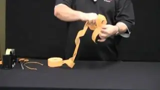 Figure 8 bow ribbon technique