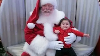 BABY MEETS SANTA FOR THE FIRST TIME!!! (GONE WRONG)