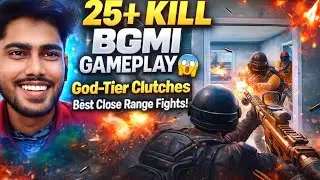25+ Kill BGMI Gameplay 😱 | God-Tier Clutches | Best Close Range Fights!