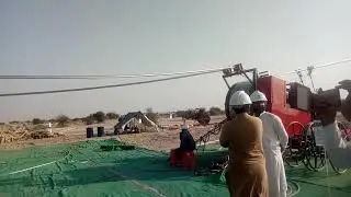 &plusmn;660 KV DC Transmission line Stringing