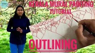 Ep: 79 Outlining #keralamuralpainting