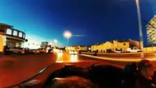 Recorriendo parte de La Manga del Mar Menor al atardecer en 360&ordm;