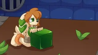 Milla Basset in Aqua Tunnel (Digital Art)