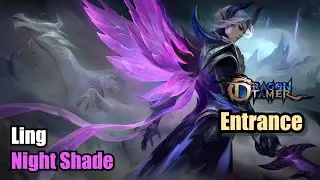 Ling Night Shade Skin Dragon Tamer Entrance (Upscale 4K) Mobile Legends