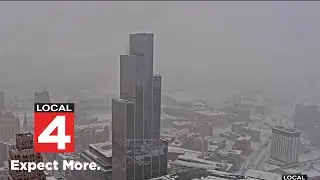 Winter storm brings several inches of snow to most of SE Michigan Sunday