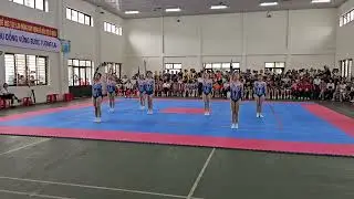 HKPĐ toàn quốc năm 2024, bài Aerobic Tự chọn 8 người  (nhóm THCS), đội Ninh Bình (HCĐ).