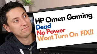 Как починить ноутбук HP Omen: он не работает, нет питания, не включается?