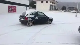 Opel Corsa mk2 snow drift